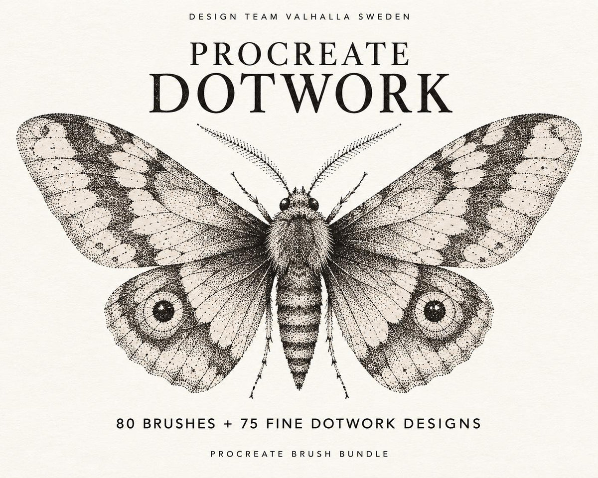 Dotwork & Geometry – Procreate Brushes