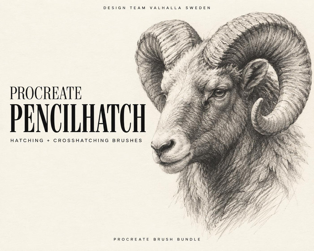 Pencil Hatch Artist – Procreate Brushes