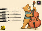 Retro Tones – 100+ Procreate Brushes