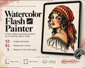 Tattoo Flash Painter – Procreate Watercolor Brushes & Canvases