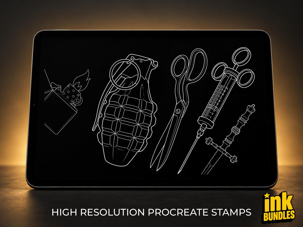 The Tattoo Artists Workshop | Ultimate Procreate Tattoo Toolkit