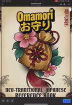Omamori Lucky Charm Tattoo Stencil art – Japanese Amulets Procreate | PNG | PDF Tattoo References