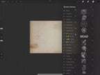 250+ Traditional Tattoo Lady Creator for Procreate | Old School Flash Stencils, DIY Assets & Brushset