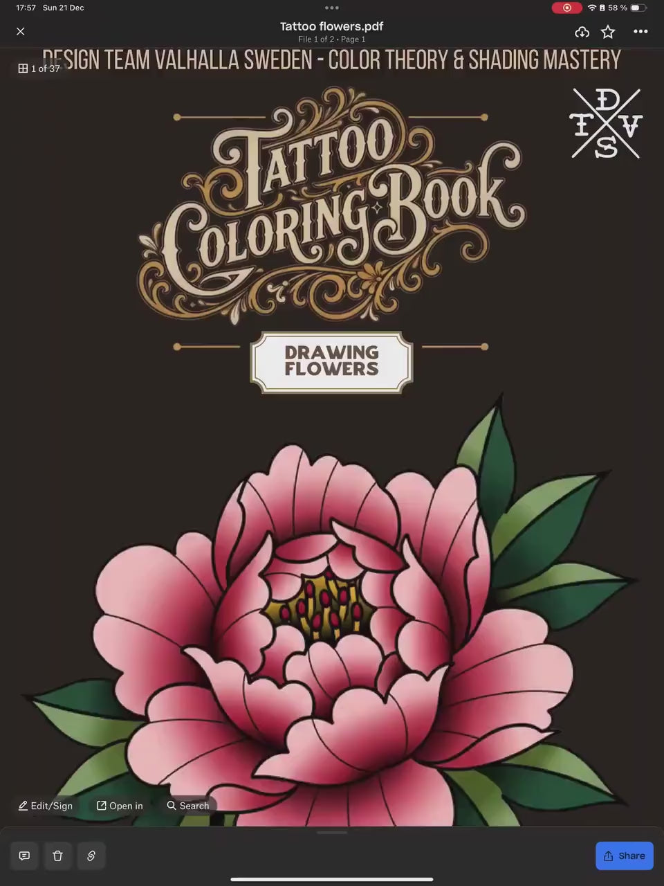 Procreate Flowers & Leaves - 180+ original designs, digital download Procreate/Photoshop Stencils