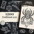 1200 Traditional 2026 Procreate Stamps